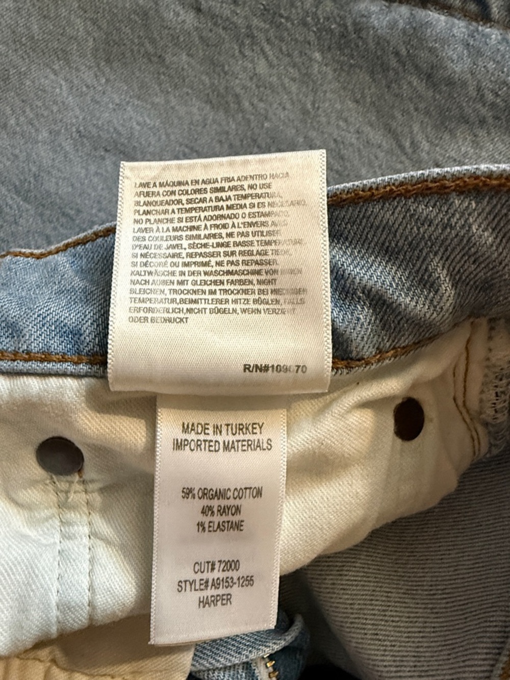 Agolde Wide Leg Jeans Size 30 - Picture 11 of 16